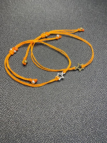 ''Orange positif'' bracelet