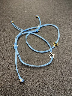 ''Bleu positif'' bracelet